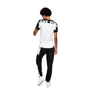Victoria's Secret PINK Black White Tee Mesh Shirt